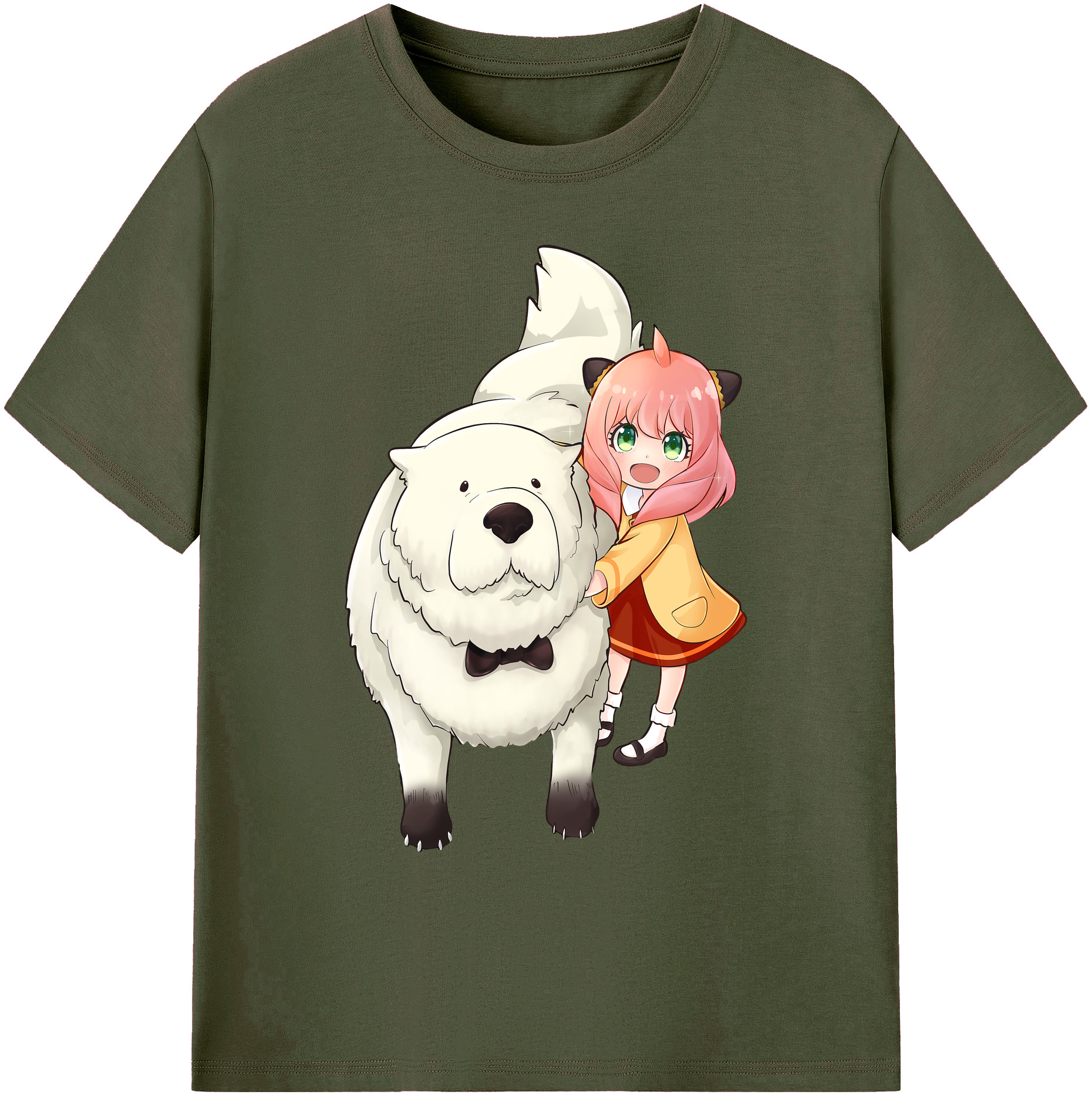 （画像用） SPY×FAMILY间谍家家酒 綿100％ メンズ半袖Tシャツ｜肌触りやわらか＆通気性
